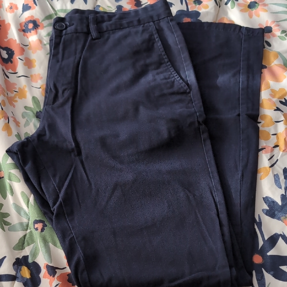 EUC Old Navy Ultimate Slim Navy Pants - 32x34